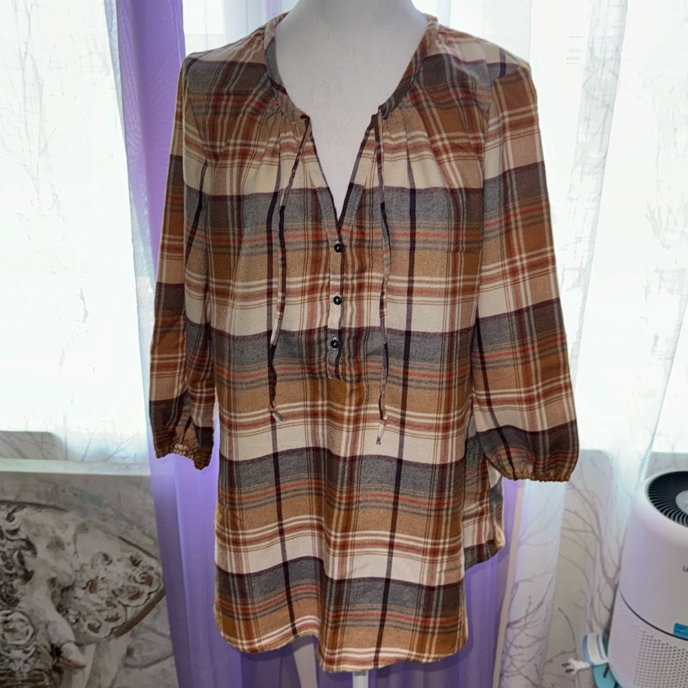 Bob Timberlake fall Multicolor plaid shirt size L